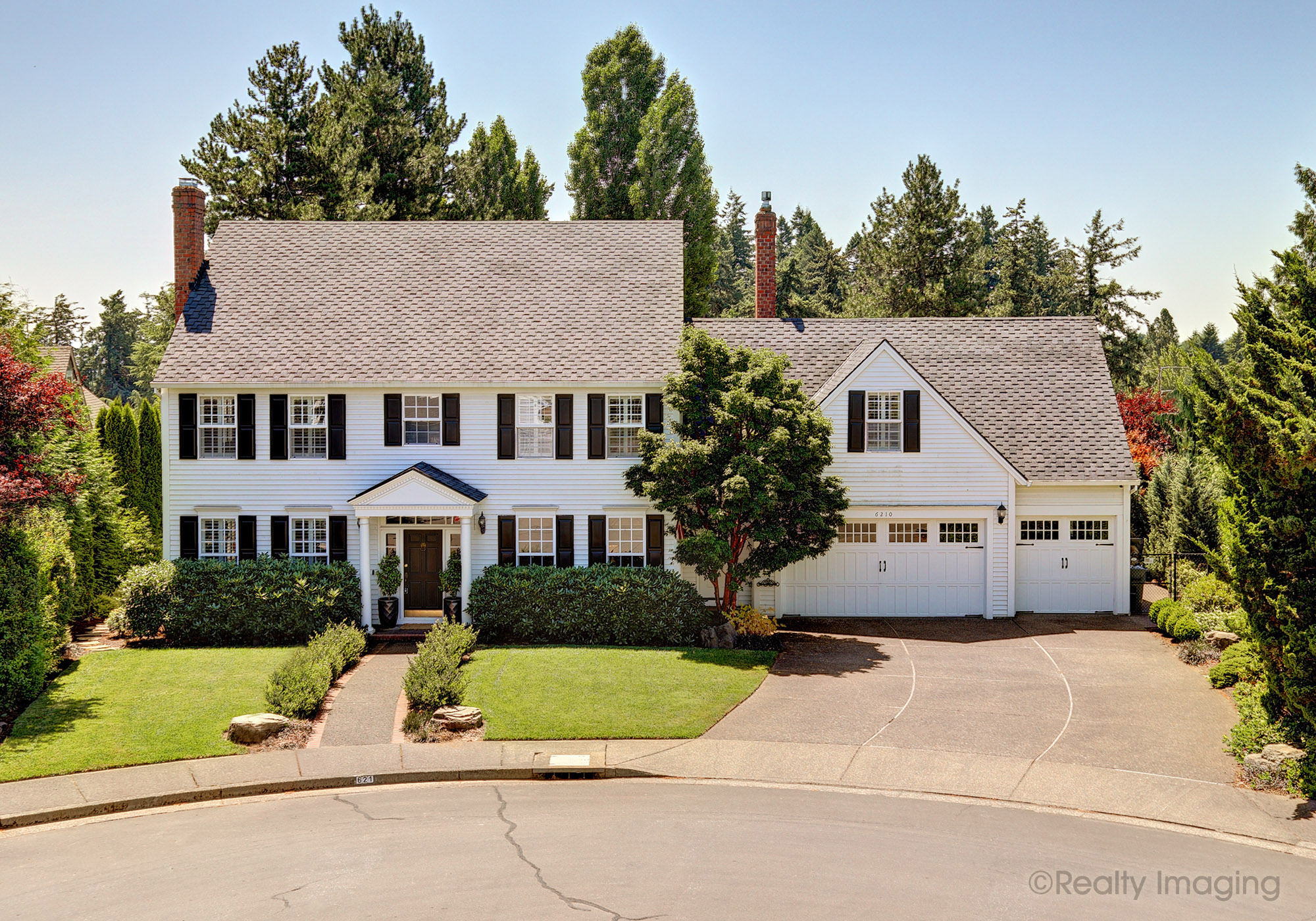 exterior of home with double door garage